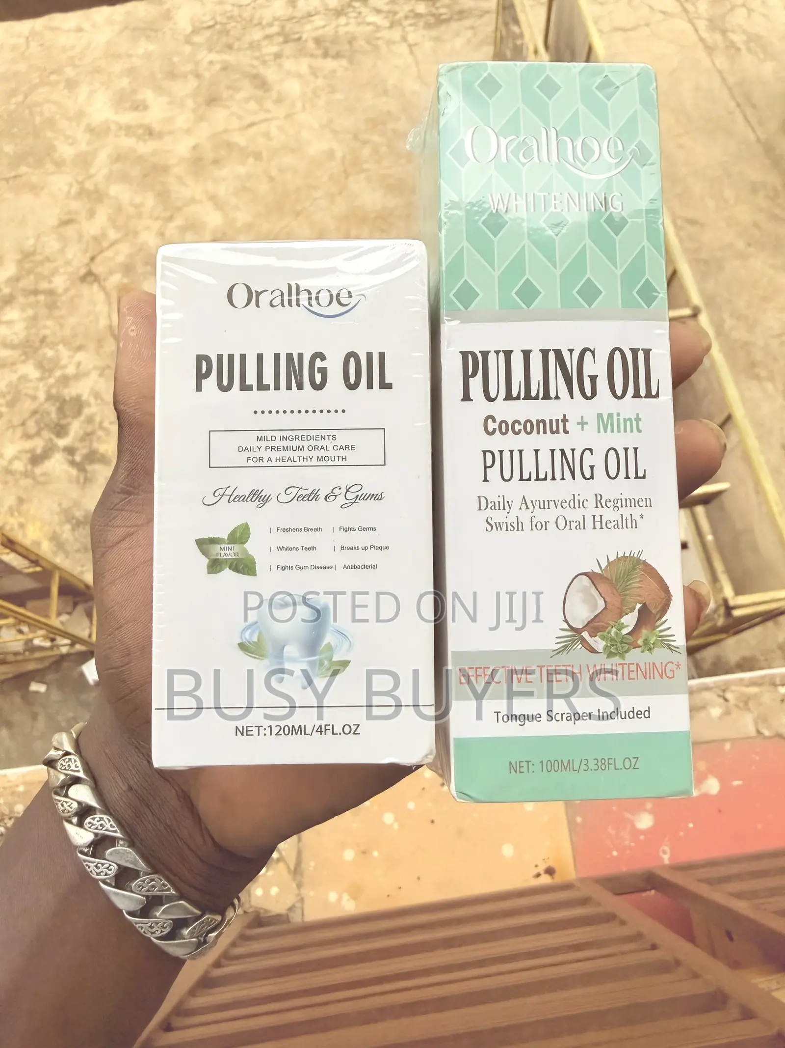 Pulling Oil for Effectively for Teeth Whitening.Price Per One 1
