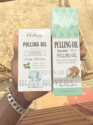 Pulling Oil for Effectively for Teeth Whitening.Price Per One 1