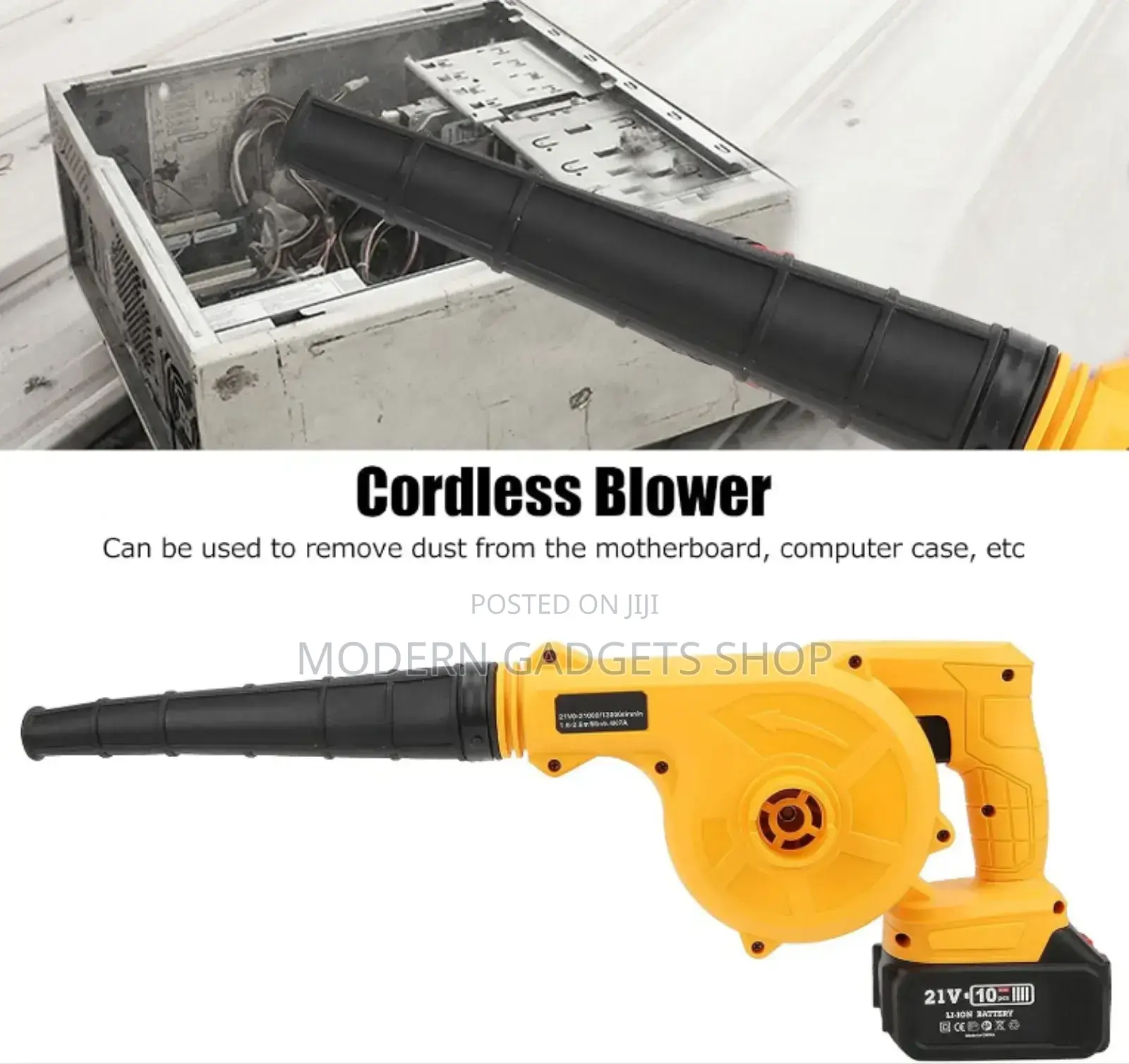 Battery Powered Dust Blower/Vacuum Cleaner