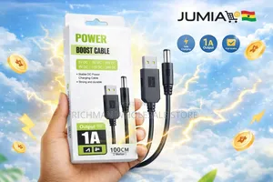 Power Boost Usb To Dc Cable 5v/9v/12v – 1a Output Fast Charging
