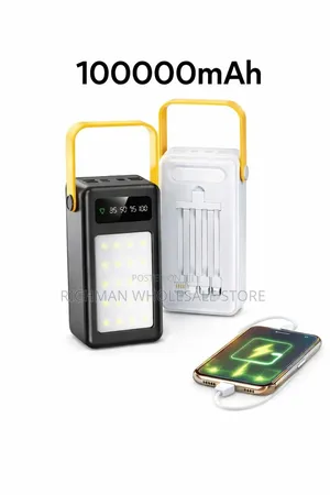 100000mah Portable Power Bank With Led Light Digital Display