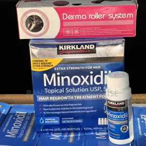 Kirkland Minoxidil and Derma Roller