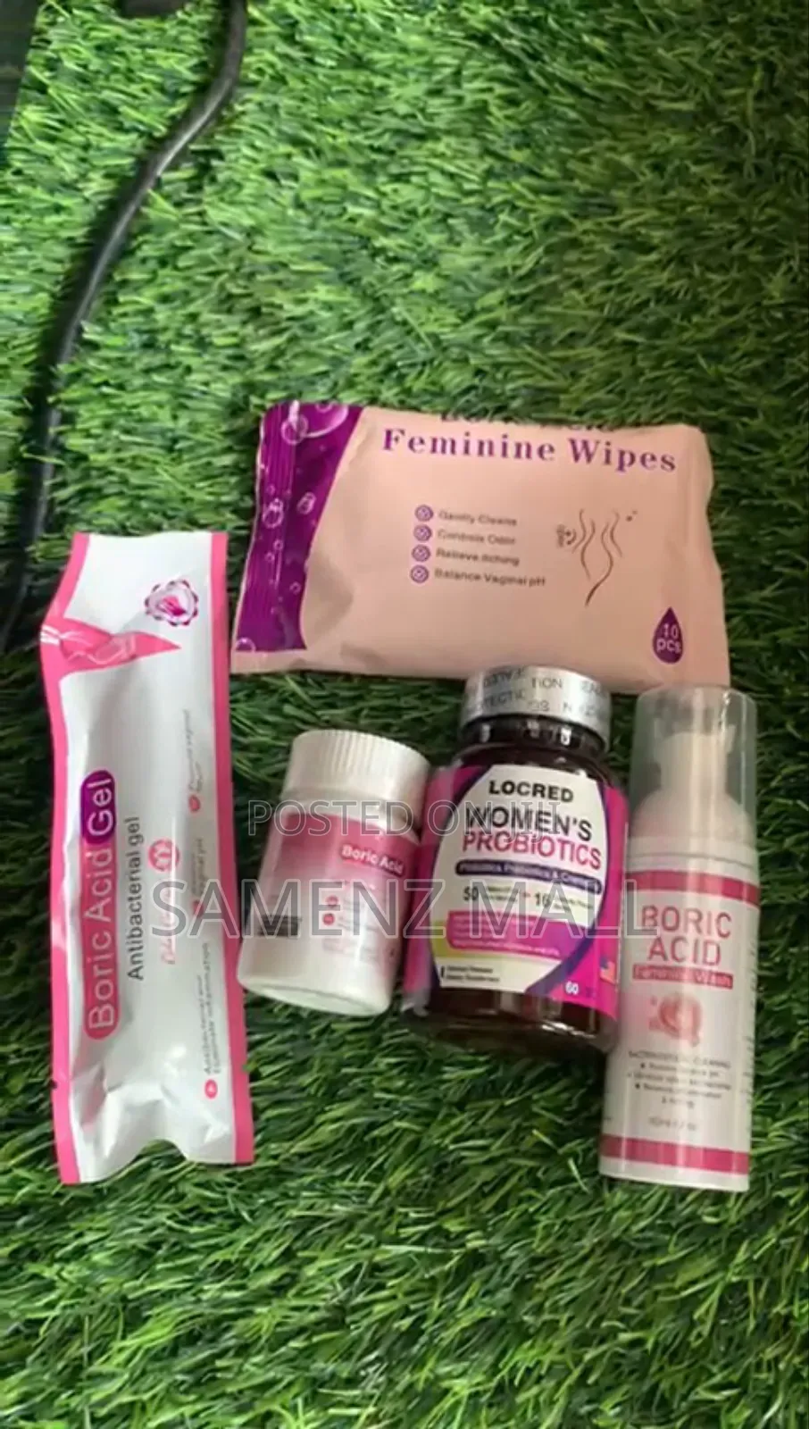 Boric Acid,Probiotic,Wipe,Wash and Tightening Gel