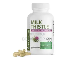 Silymarin Milk Thistle With Dandelion, Supports Liver Function 90 Caps