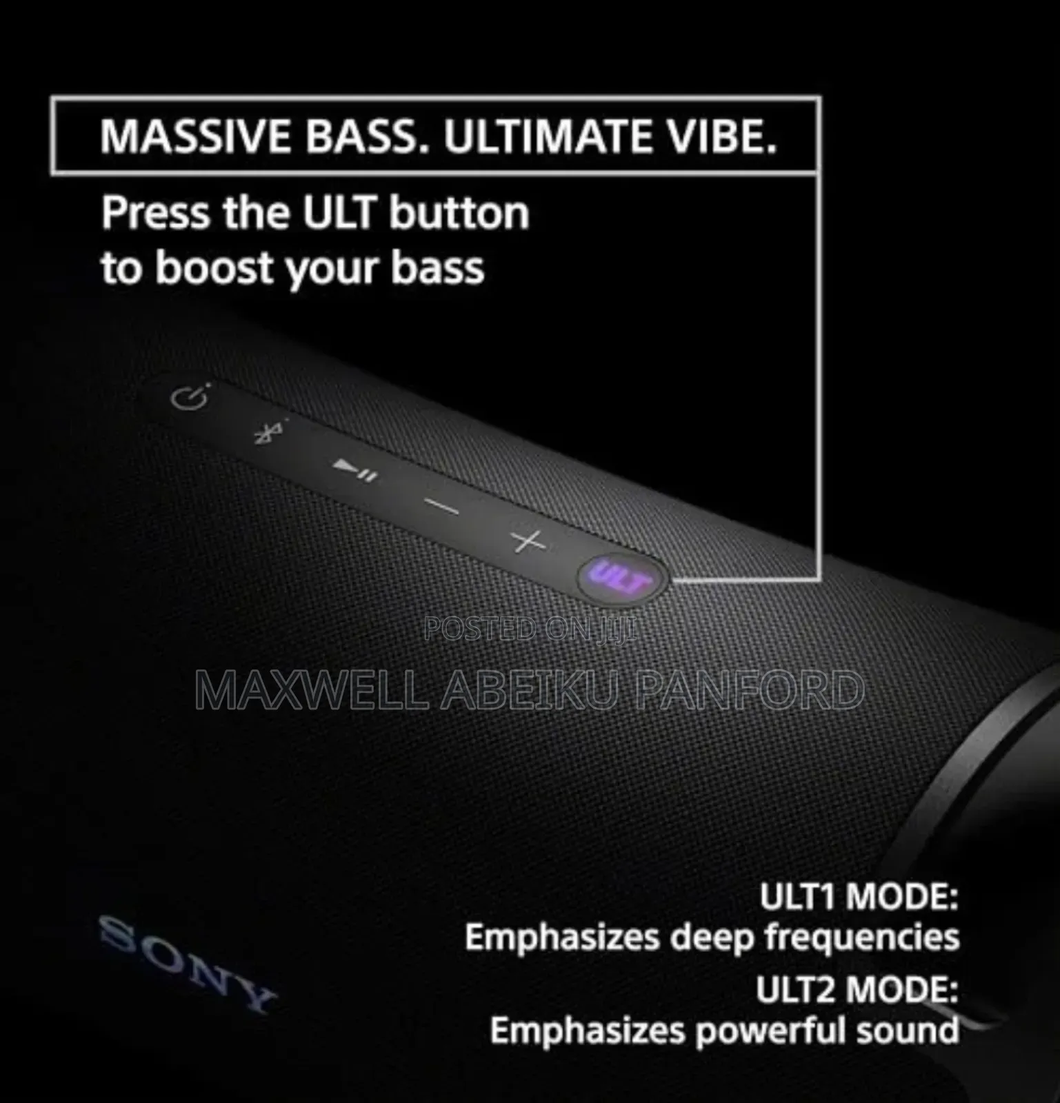 Sony Ult Field 7 Wireless Portable Bluetooth Karaoke Party Speaker