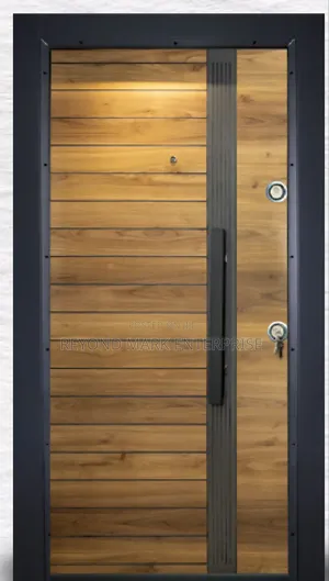 Heavy Duty Turkish Security Door, Single, One and a Half Brown