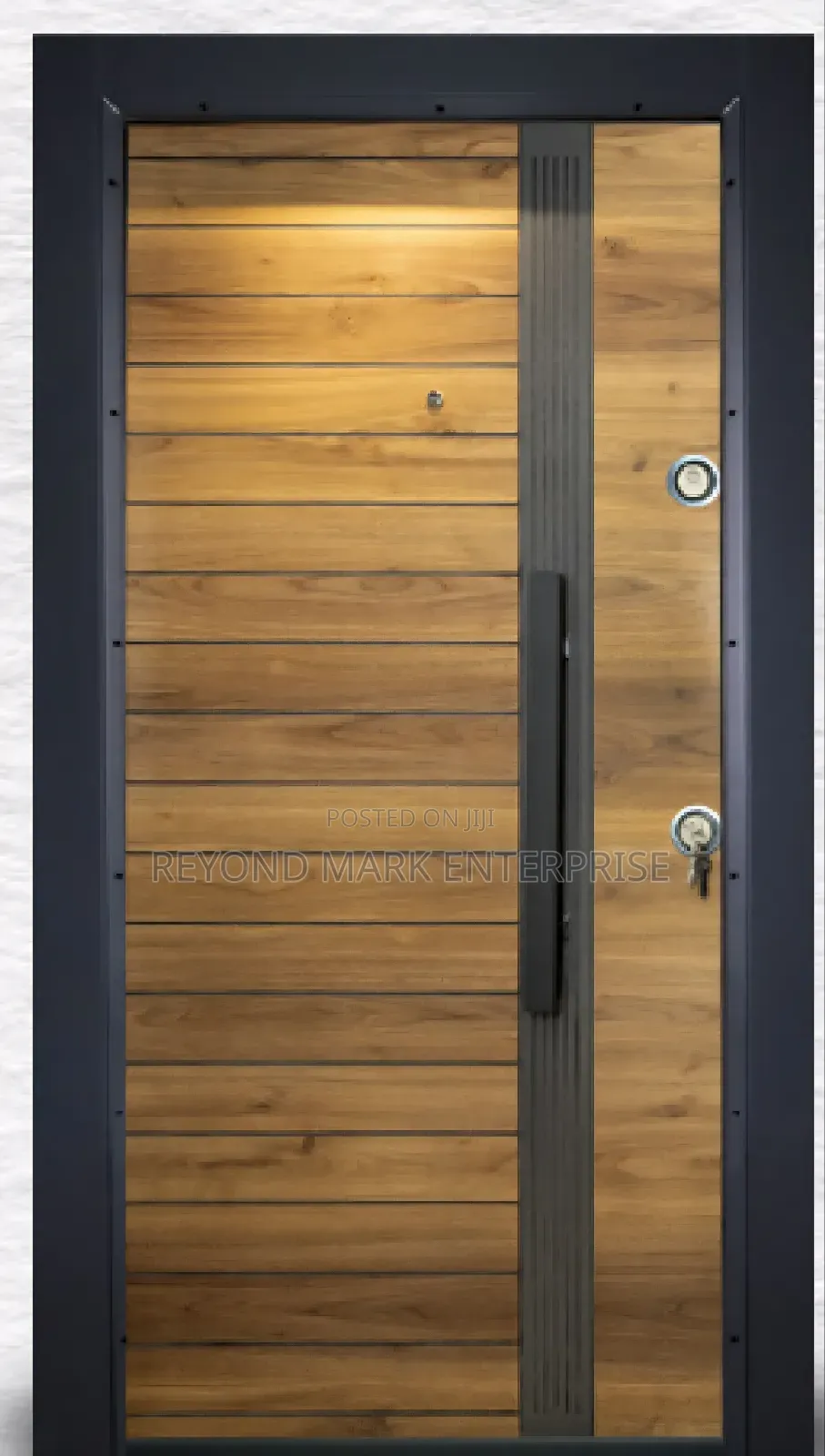 Heavy Duty Turkish Security Door, Single, One and a Half Brown