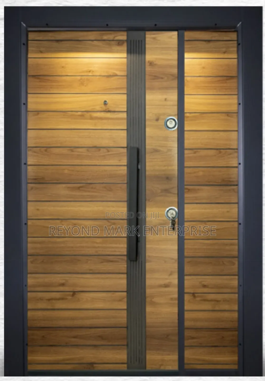 Heavy Duty Turkish Security Door, Single, One and a Half Brown