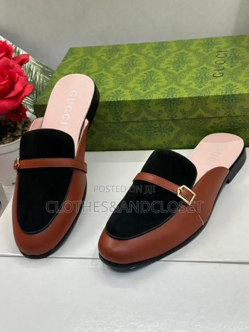 Quality Suede Backless Mules