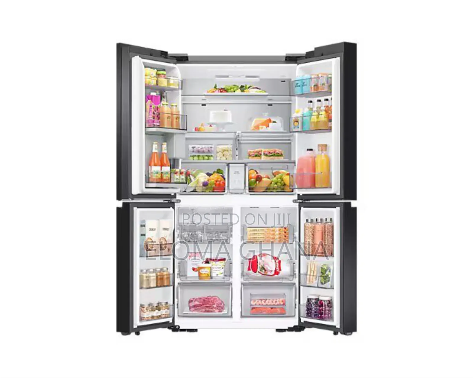 650-Litre Samsung Bespoke 4-Door Flex Refrigerator Ft Beverage Center