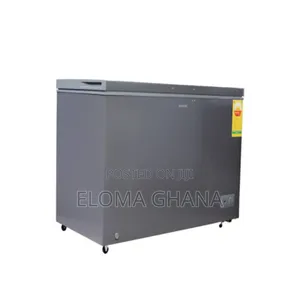 371-Liter Samsung Dark Gray Chest Freezer Ft in- Built Stabilizer .