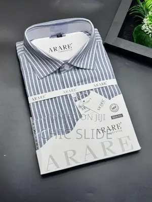 Meshed Arare Stripped Shirts