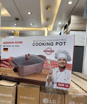 Efficient German 12liters Electric Multi-Purpose Cooking Pot(2200w)