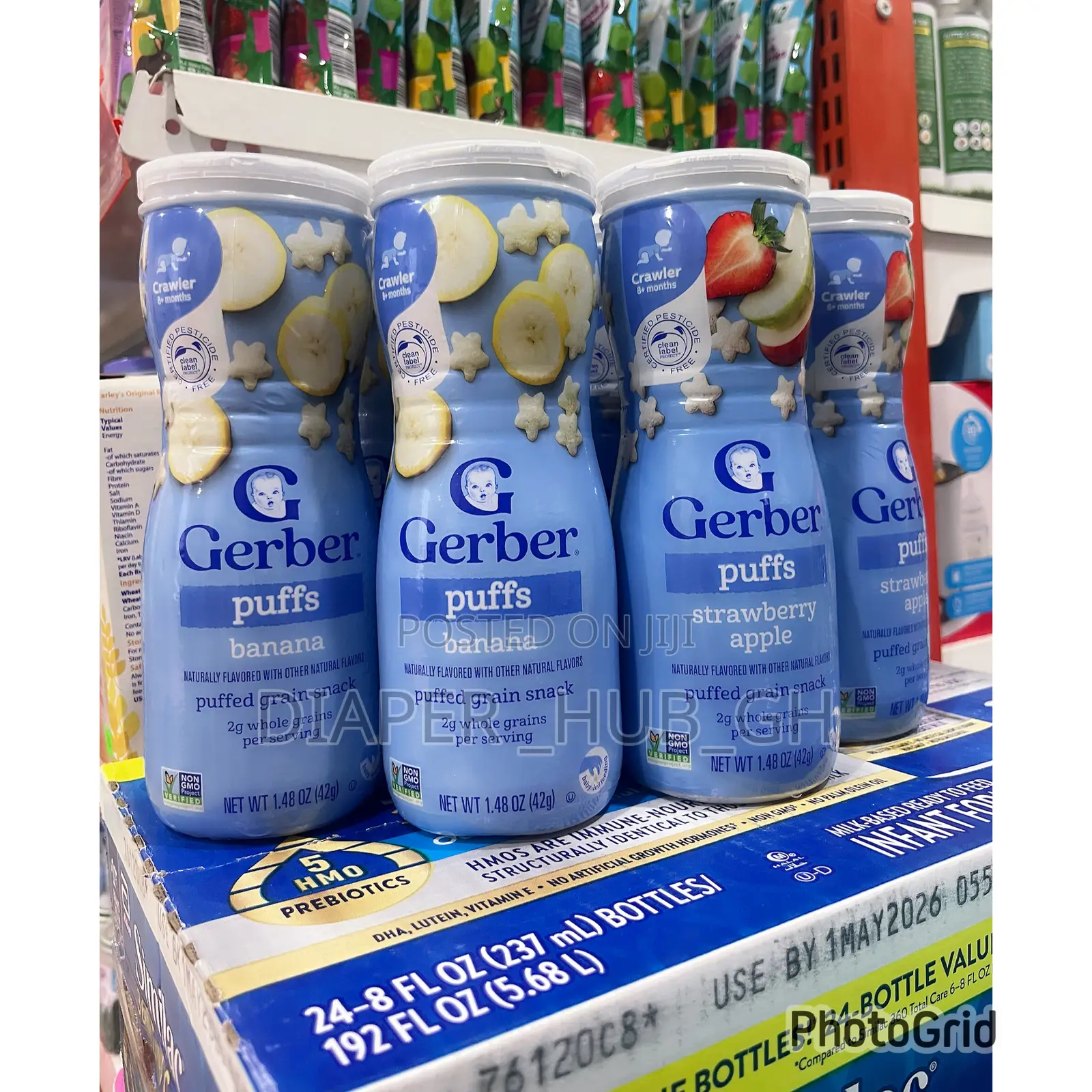 Gerber Puffs Strawberry Apple