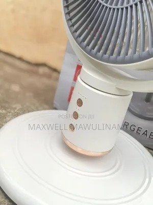 Rechargeable Standing Fan With Solar