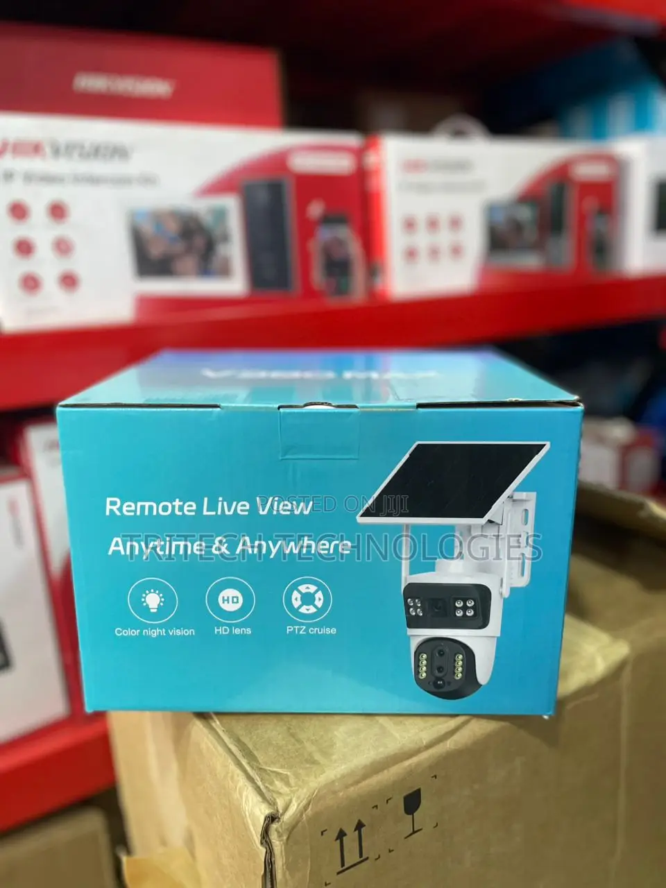 V380 P5 Plus V380 App Connect Camera 3mp Solar Power