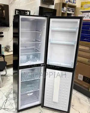Get Nasco Nasd2-20fl 2 Door Electric Refrigerator(158l)Dark Gray 