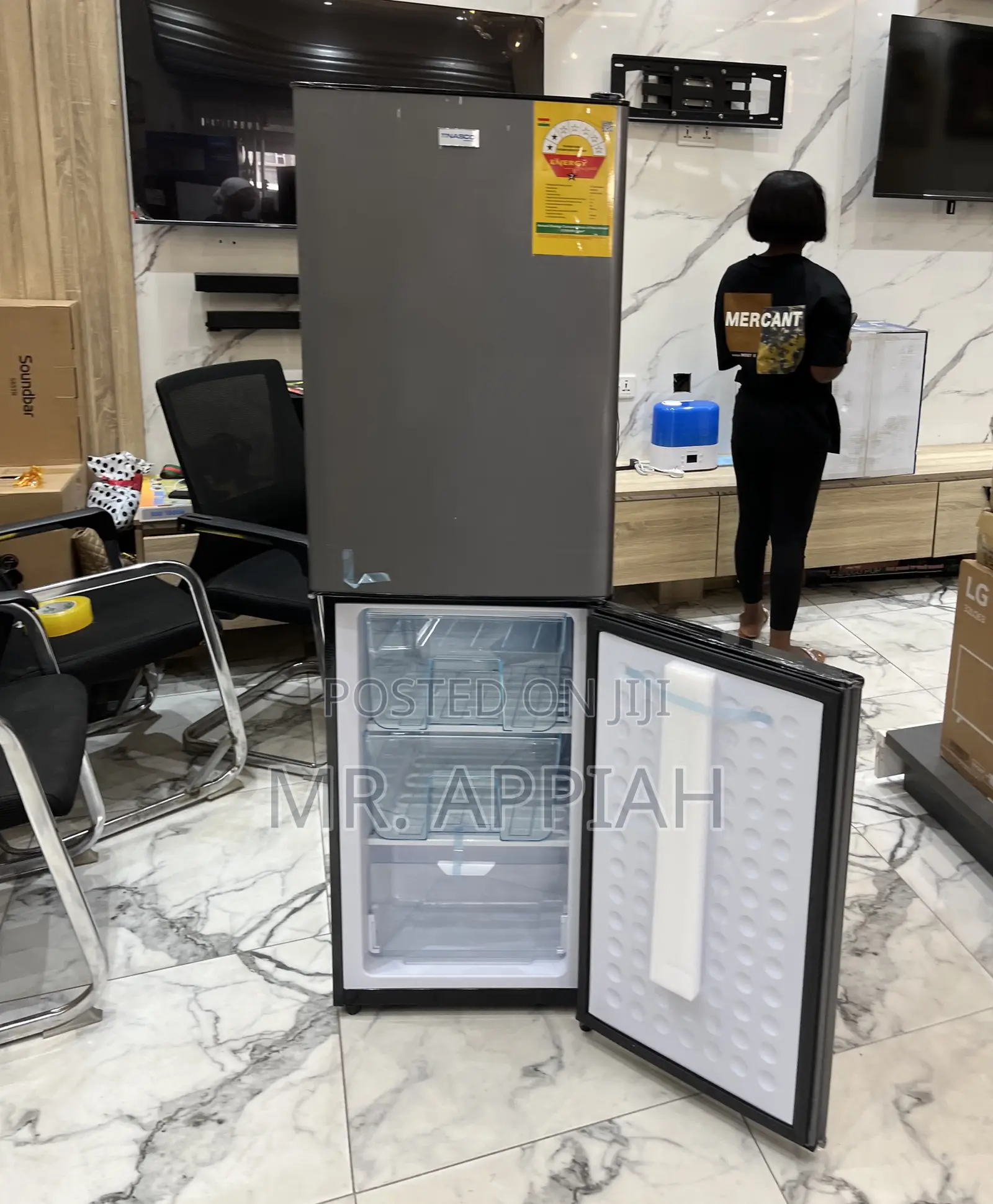 Classic Nasco 158liters Electric Refrigerator(Dark Gray) 
