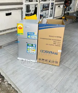 No Frost Nasco 2 Door Electric Fridge(90liters)Table Top