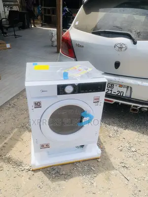 Quick Wash and Spin Dry 8/6kg White Mfa06d80b/W Midea