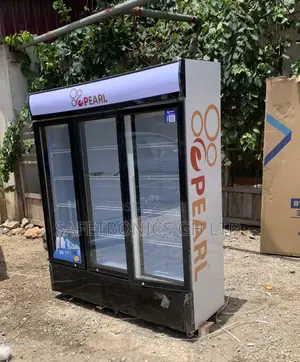 Original Glass 3 Doors Display Pearl PVC-150 Fridge