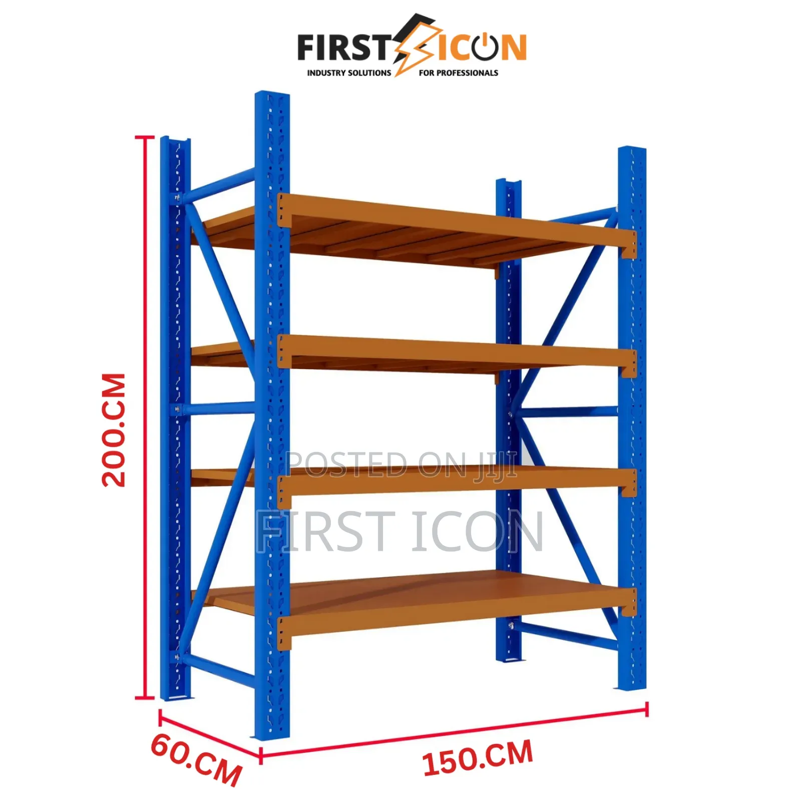 2m X 1.5m Warehouse Racking Storage Shelving Shelf Rack