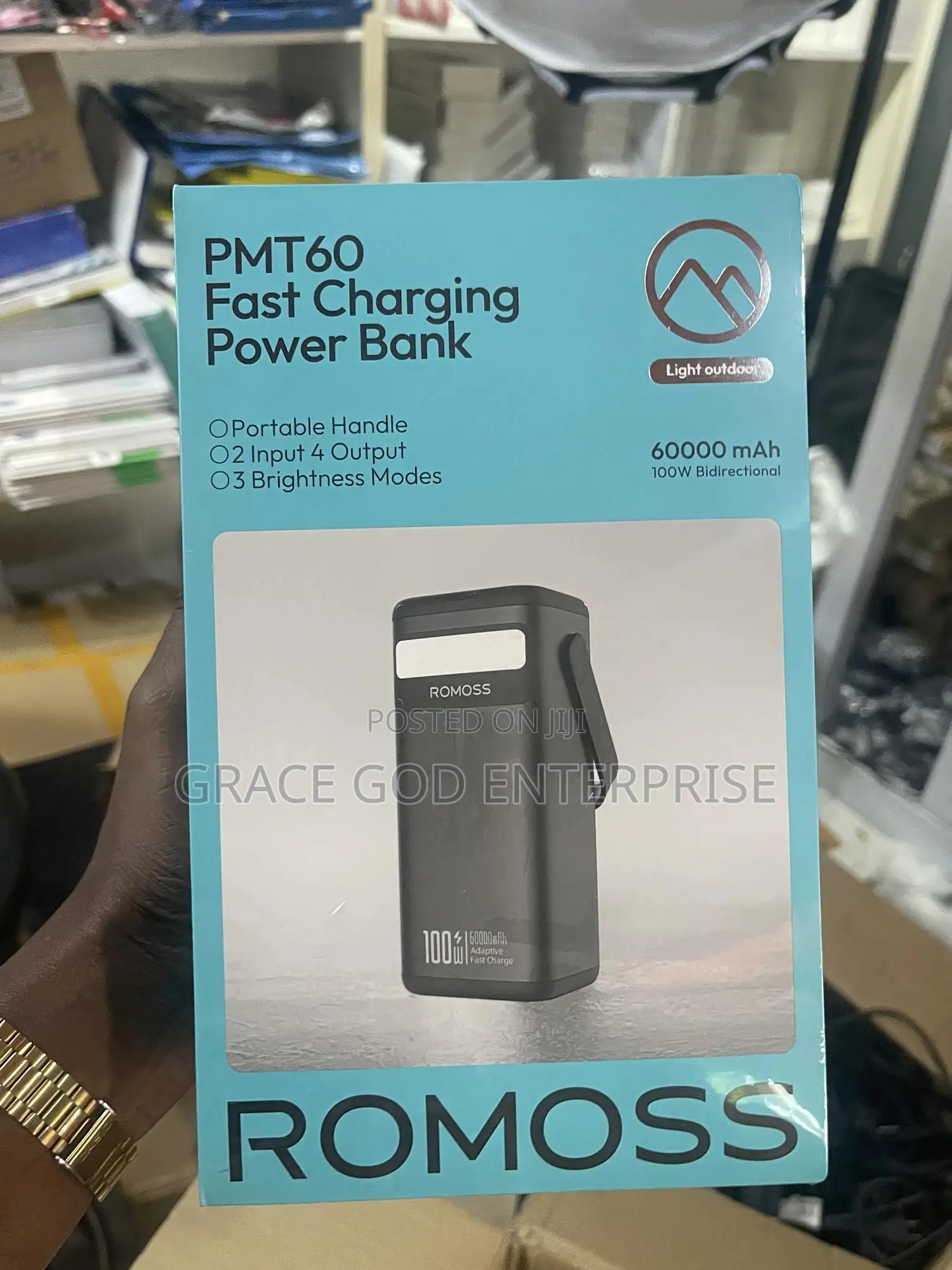 Romoss Pmt60 Laptop Power Bank 60000mah,100w High Power