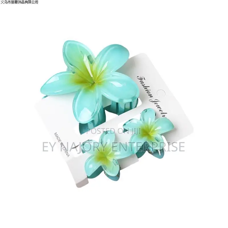 3in1 Flower Claw Clip Set – Stylish Hair Accessories