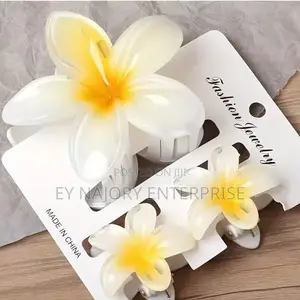 3in1 Flower Claw Clip Set – Stylish Hair Accessories