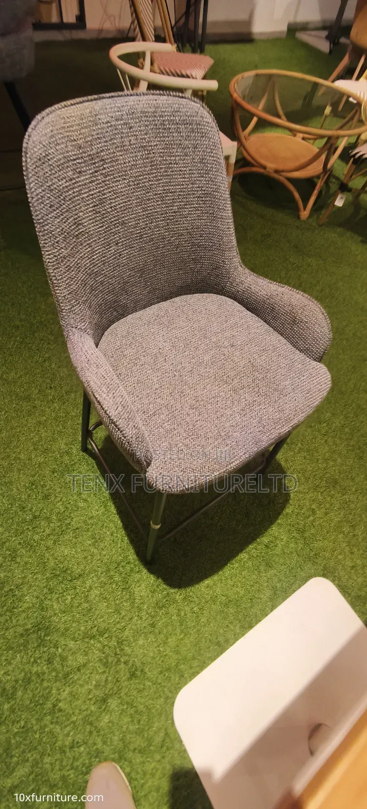 Bar/Kitchen Stool (Fabric and Metal)