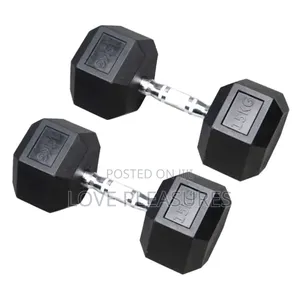 Pair of 15kg Home Gym Fitness Dumbell