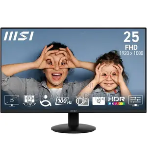 Msi 25”, Fhd, 100hz, Hdr, 1ms Professional Monitor