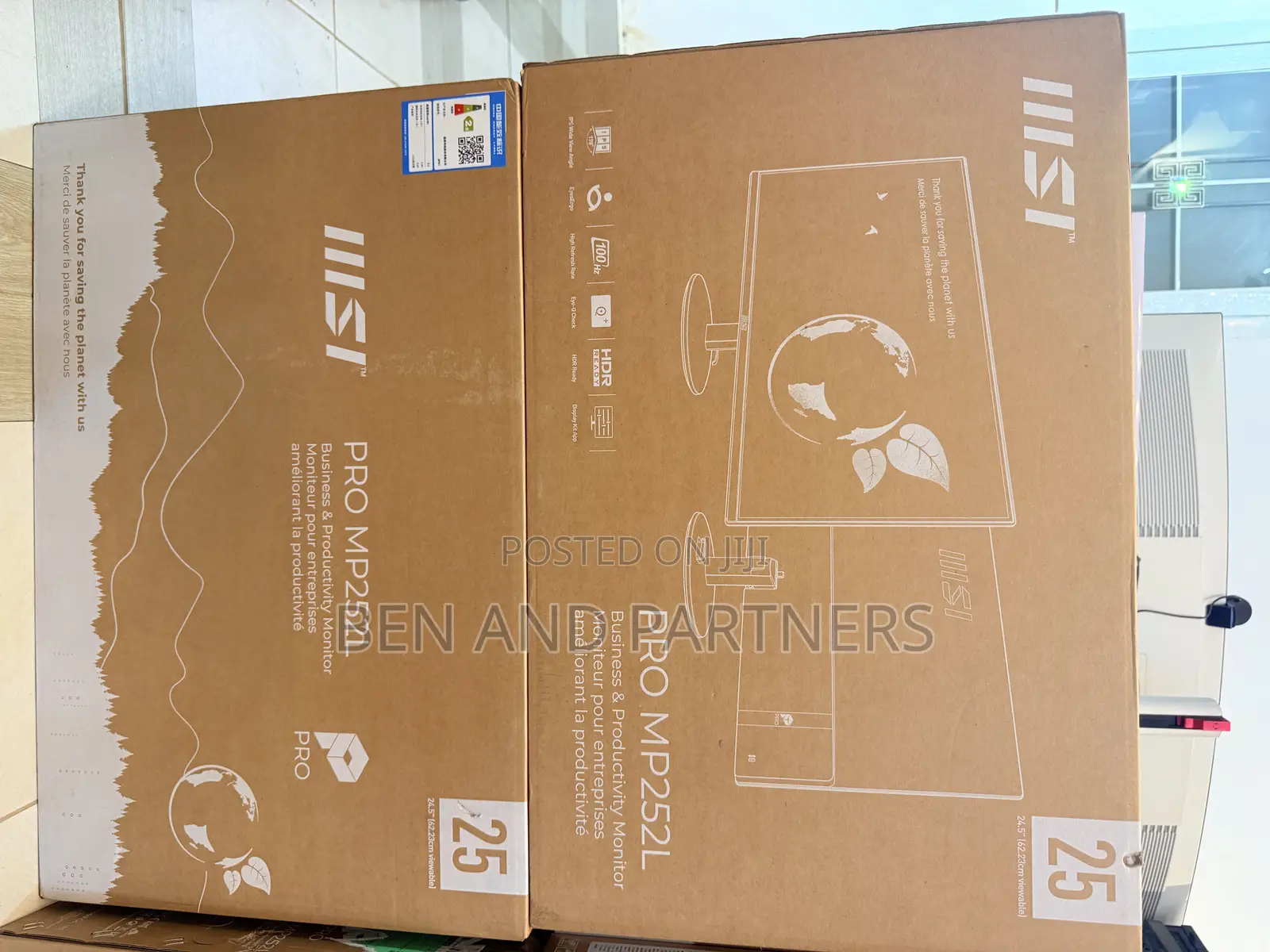 Msi 25”, Fhd, 100hz, Hdr, 1ms Professional Monitor