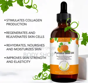 Cold-Pressed Organic Pumpkin Seed Oil in - 100% Pure and Natural