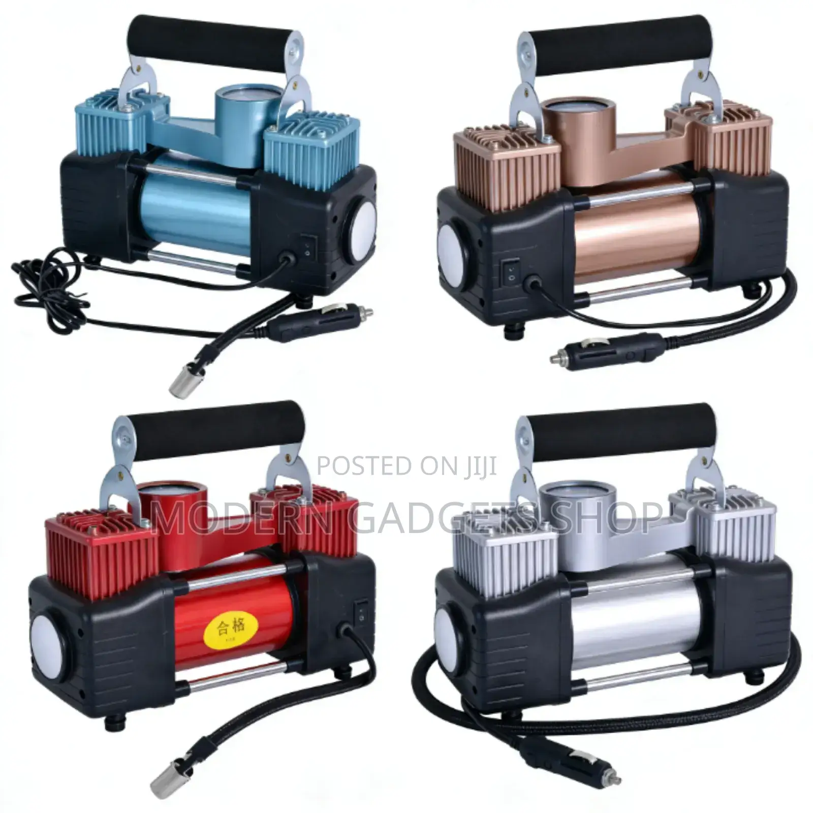 Portable 120w Car Tyre 12v Pump
