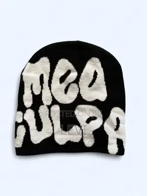 Black/White Beanie