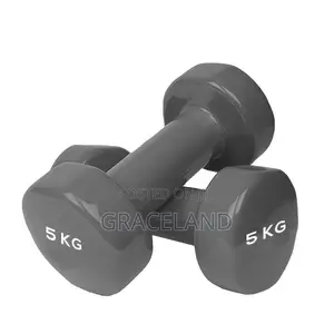 This Is Original Dumbbell 5 Rubber Coated Dumbbell Available Stock