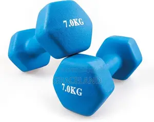 This Is Original Dumbbells 7kg Rubber Coasted(14kg) Set