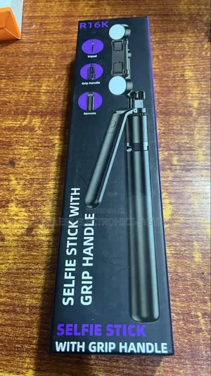 R16k Selfie Stick Camera Phone Tripod With Led Light