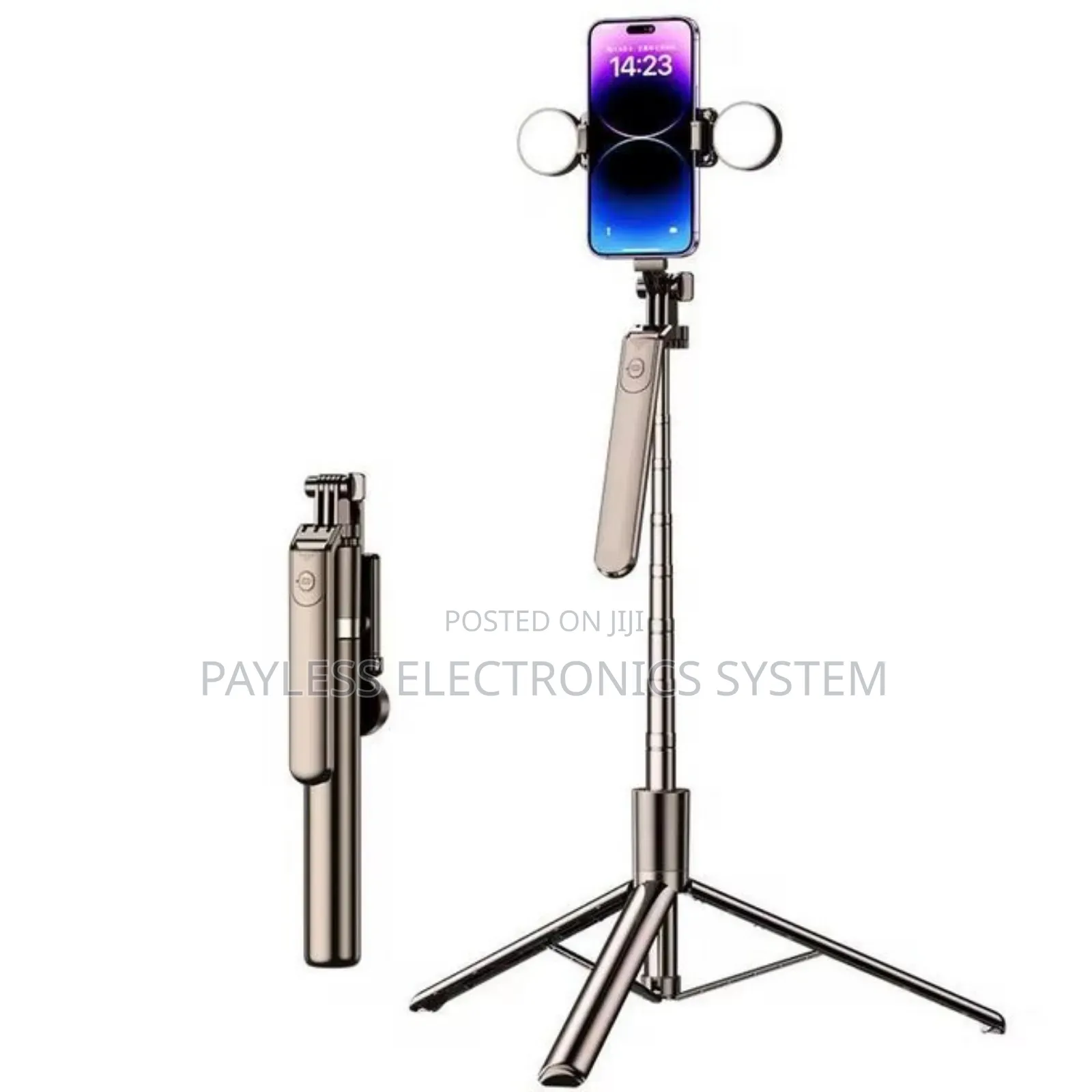 R16k Selfie Stick Camera Phone Tripod With Led Light