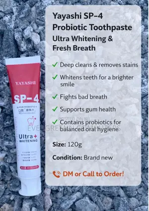 Yayashi Sp-4 Ultra+ Whitening Toothpaste