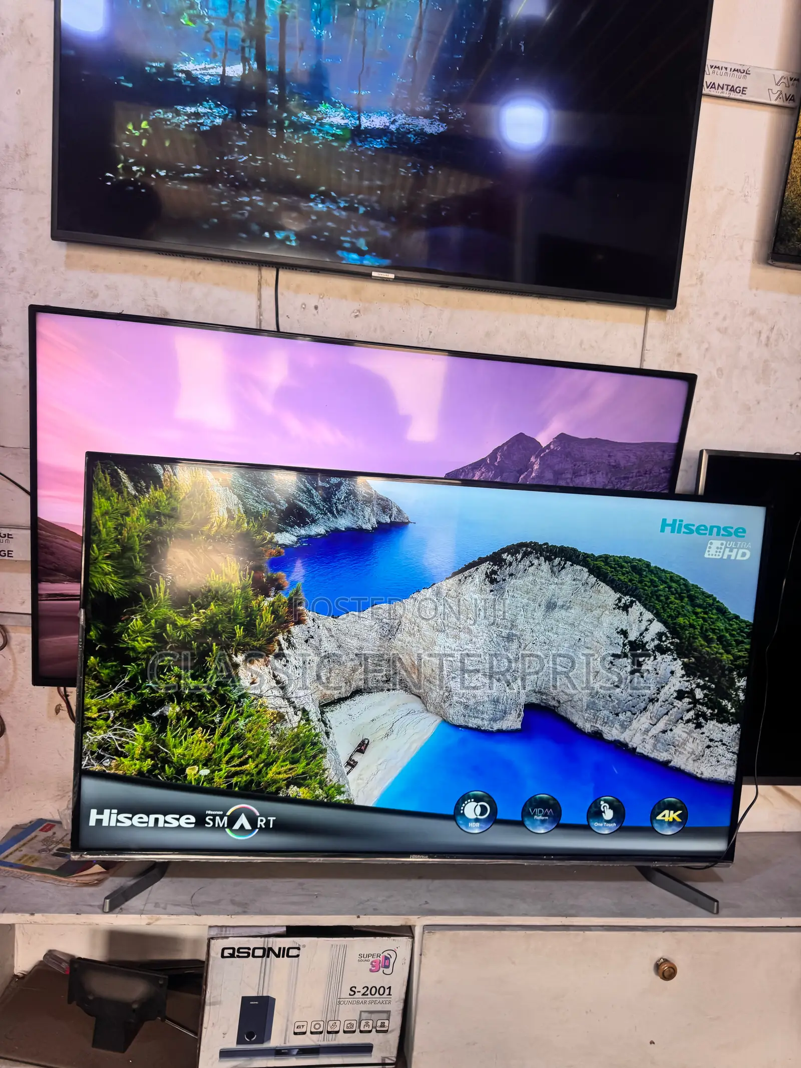 Hisense Uhd DBX Europe Standard Smart Tv Over 450 Free Channels