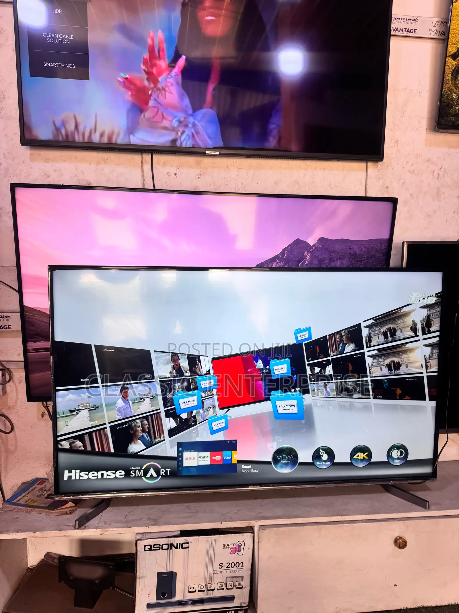 Hisense Uhd DBX Europe Standard Smart Tv Over 450 Free Channels