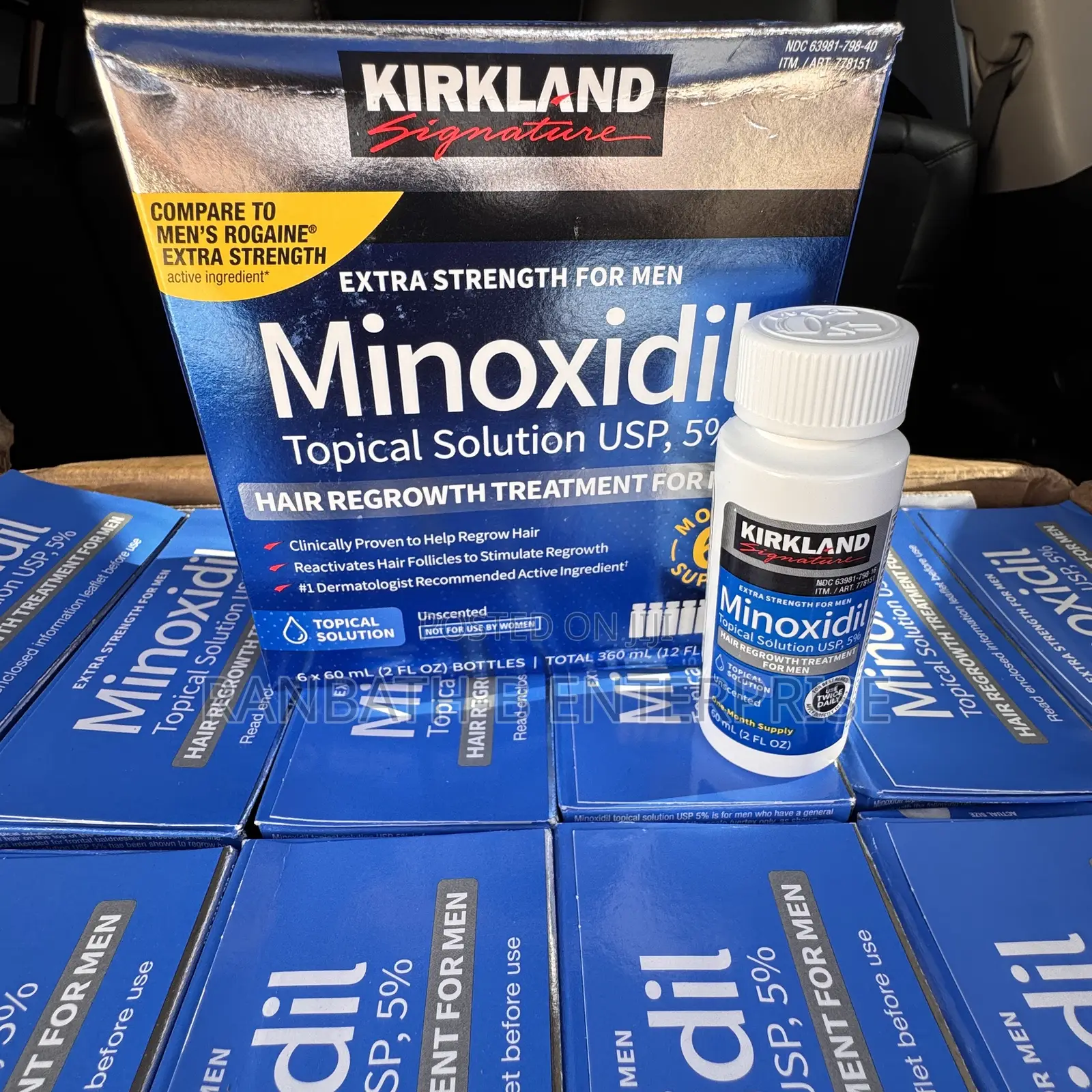 Original Kirkland 5% Minoxidil Liquid (1 Bottle)