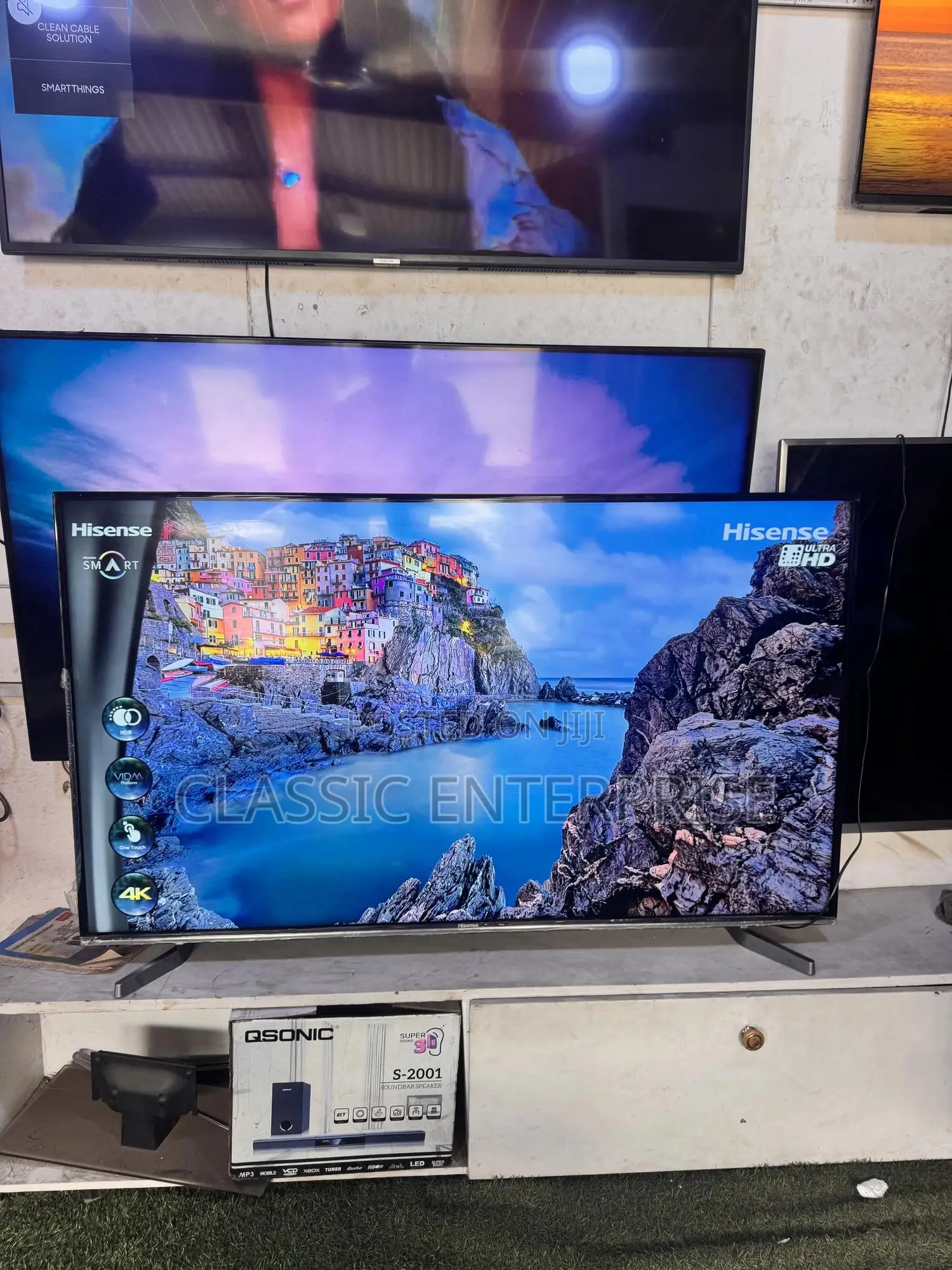 Hisense Uhd DBX Europe Standard Smart Tv Over 450 Free Channels