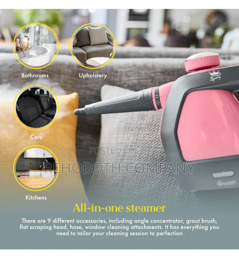 Swan X Tv’S Queen of Clean Sc17350qocn Handheld Steam Cleaner