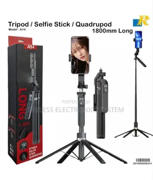 A14 Camera Stabilizer Tripod Selfie Stick Wireless Shutter Remote