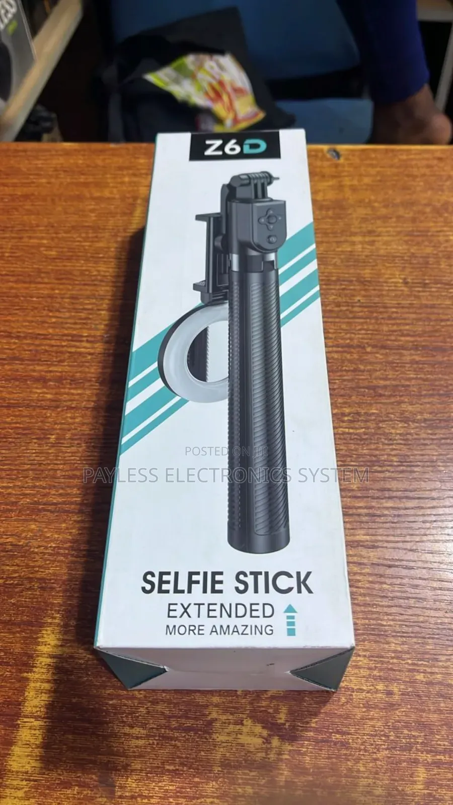 Z6d Selfie Stick Tripod With Wireless Remote and Ring Light