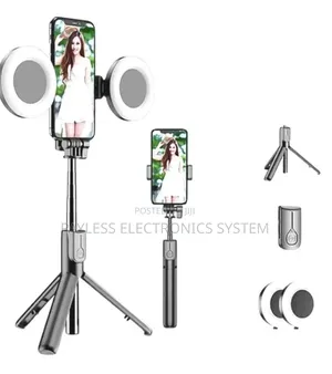 Z6d Selfie Stick Tripod With Wireless Remote and Ring Light