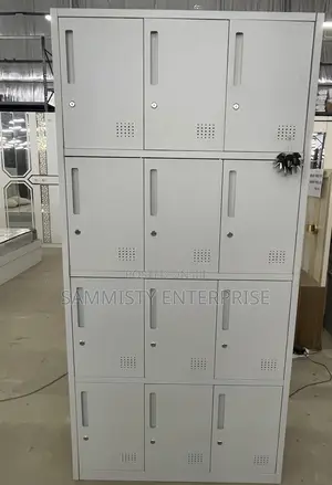 12-Door Heavy Duty Metal Office Locker